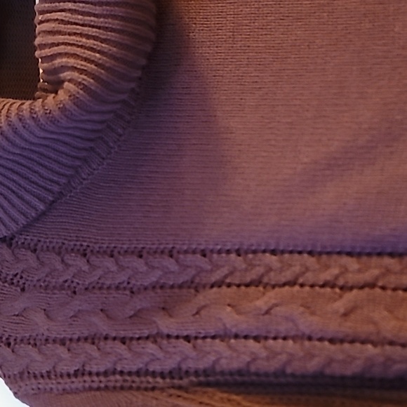 Avenue purple turtleneck sweater super warm. Size 18. NWOT - Picture 4 of 7
